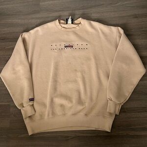 JanSport Budweiser Beer Graphic Embroidered Crewneck Sweatshirt